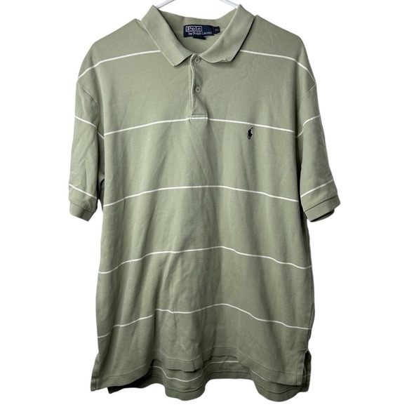 Polo by Ralph Lauren Other - Polo Ralph Lauren Men's Green‎ Multi Stripe Classic Fit Preppy Polo Shirt XL